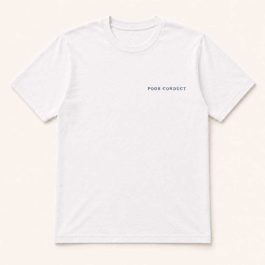 Poor Conduct Lacrosse Tee