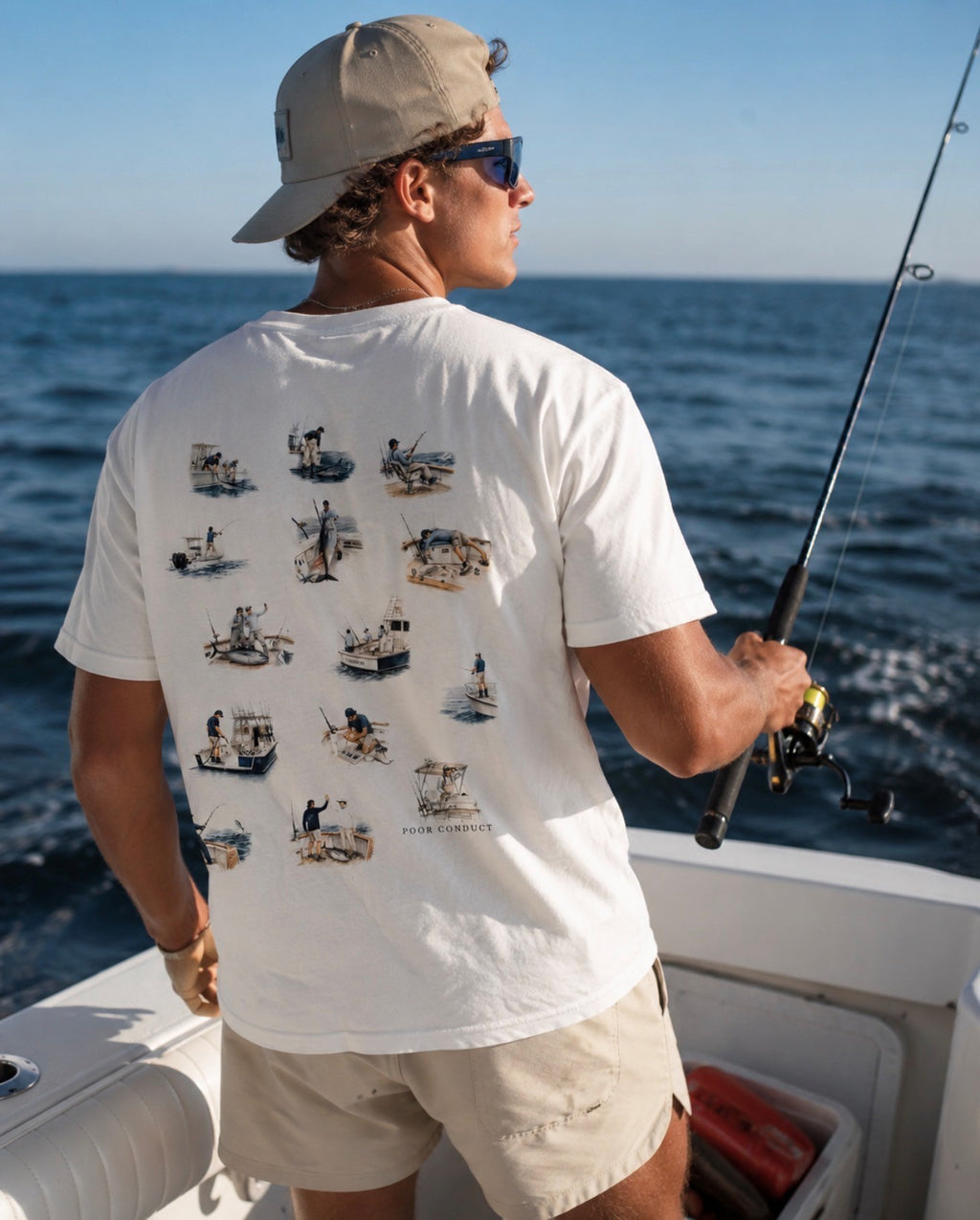 Poor Conduct Fishing Tee