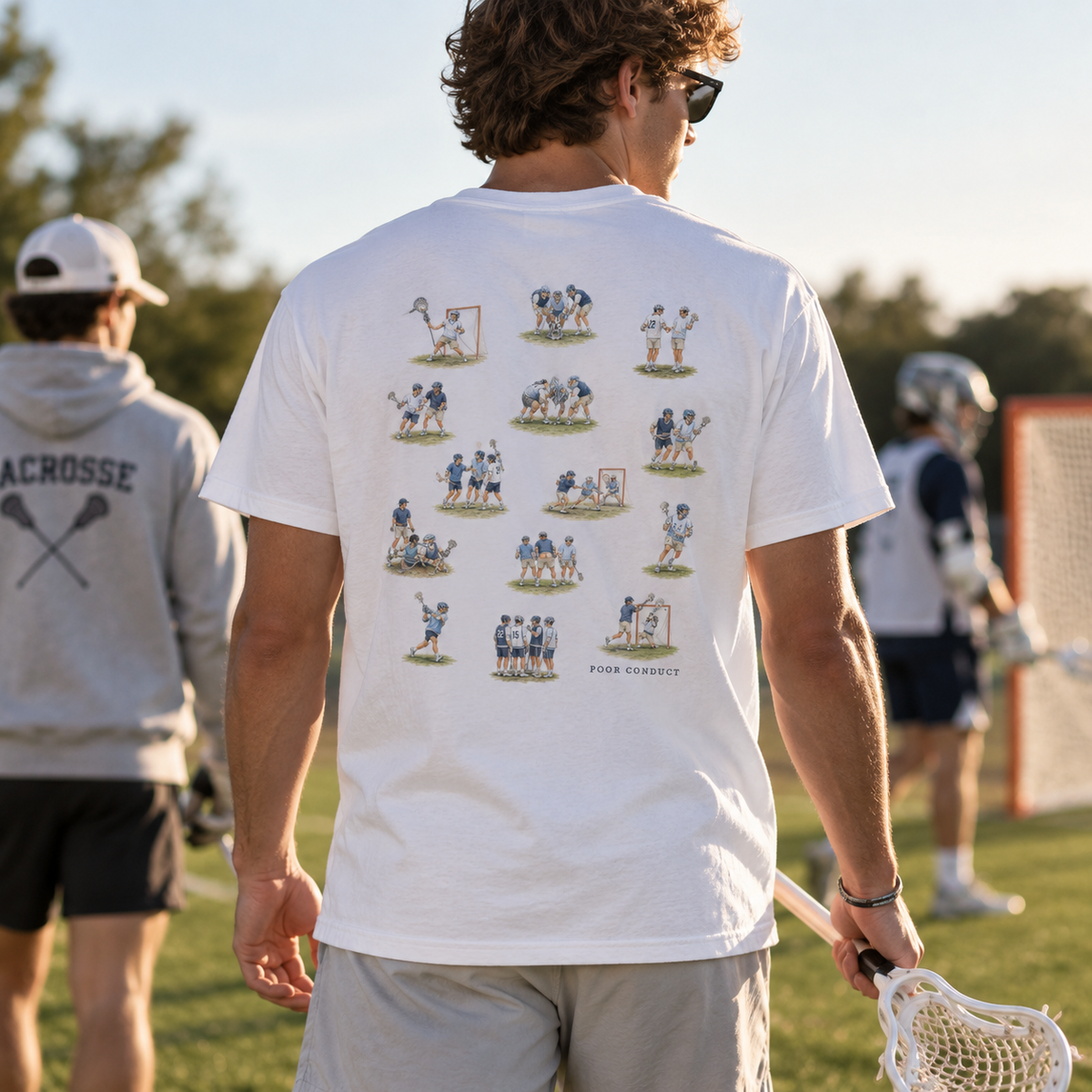 Poor Conduct Lacrosse Tee
