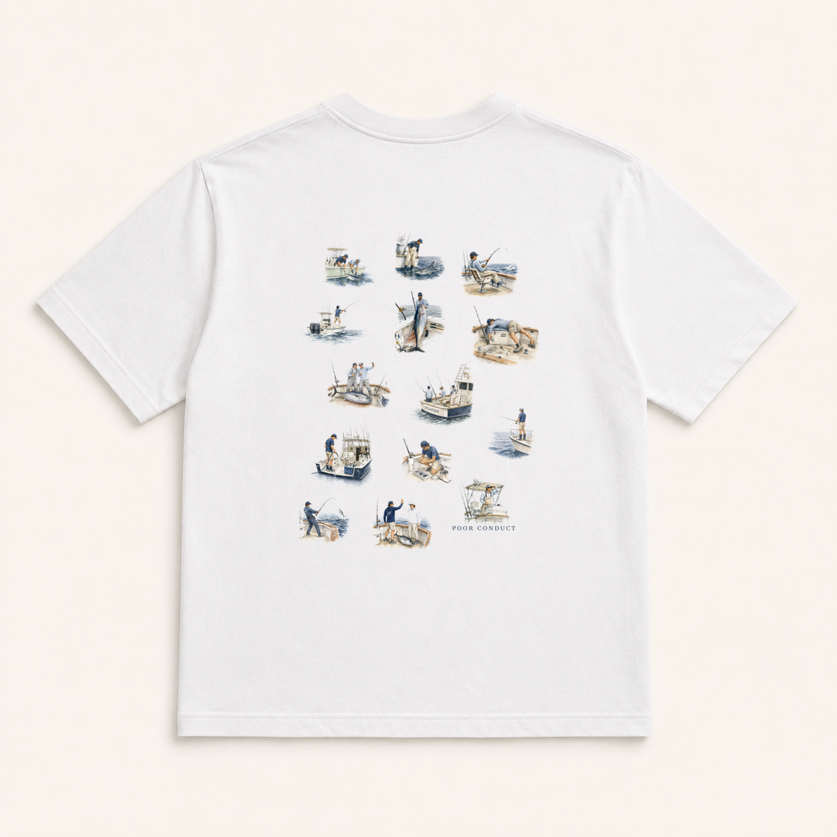 Poor Conduct Fishing Tee